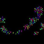 Colorful Fishes Move With Boids Simulation Openframeworks