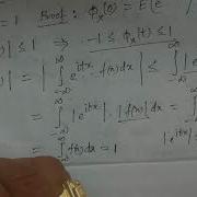 Characteristic Function C F And Its Properties BSc Statistics