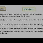 If Else Using Java Basic Programs In Java ICSE Class 9 If Else Complete Solution