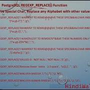 Master PostgreSQL REGEXP REPLACE Function Remove Special Characters Replace Alphabets