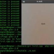 GTK Tutorial 3 Button Part 2