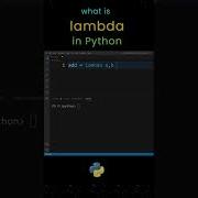 Lambda Function In Python Anonymous Function Shorts