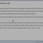 OCI Level 200 Virtual Cloud Network Best Practices
