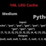 LEETCODE 146 LRU CACHE PYTHON