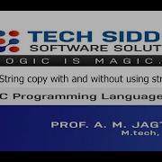 String Copy With And Without Using Strcpy Function