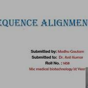 Sequence Alignment