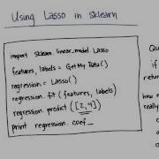 Using Lasso In Sklearn Quiz Intro To Machine Learning