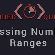 Missing Number Ranges Coded Quick Ep 1 Python
