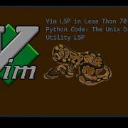 Vim LSP In Less Than 70 Lines Of Python Code