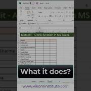 New Function In Excel Text Split Textsplit Splittext Excel Vikominstitute