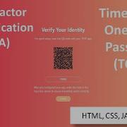 ASMR Programming TOTP Multi Factor Authentication In HTML CSS And JavaScript No Talking