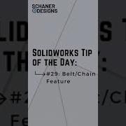 Solidworks Belt Chain Feature Tip Of The Day 29