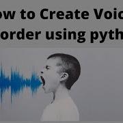 Voice Recorder Using Python