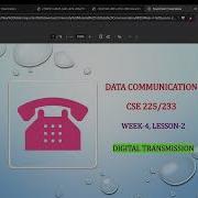 Analog To Digital Conversion And Transmission Modes PCM Delta Modulation Data Communication