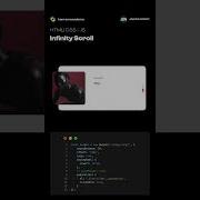 Infinity Scroll Html Css Shorts Code Programming Codinglife Codingshorts Coding