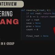 Reverse Nodes In K Group Python Interview With A FAANG Engineer