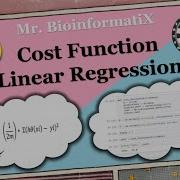 Cost Function In Linear Regression Tutorial In Python Mr BioinformatiX