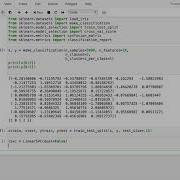 Classification Example With Linear SVC Model In Python