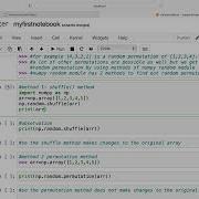 Numpy Tutorial For Beginners Numpy Permutation How To Use Np Random Permutation