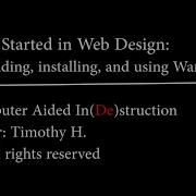 WampServer 101 Getting Started In Web Design Part 1