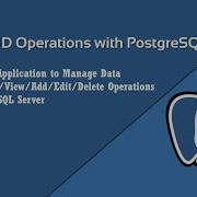 PHP CRUD Operations With PostgreSQL Server