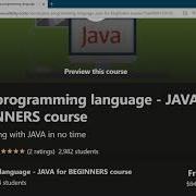 Udemy 100 Off JAVA For BEGINNERS Course Udemy Course Preview