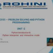 Python Introduction Python Interpreter And Interactive Mode
