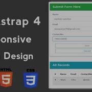 Bootstrap 4 Registration Form How To Design Responsive Form Using Bootstrap