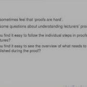 How Do We Do Proofs Part I Dr Joel Feinstein