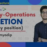 1 4 Array Operations Delete An Element At Specific Position Array Data Structure Println