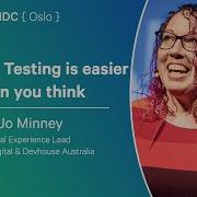 Usability Testing Is Easier Than You Think Jo Minney NDC Oslo 2025