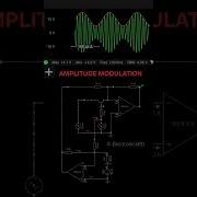 Simulation Of Amplitude Modulation Using Opamps Electronicseducation Electronicsrd Opamp