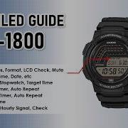 Casio WS 1800 Full Tutorial Setting Time Referee Stopwatch Intervals Timer Module 3583