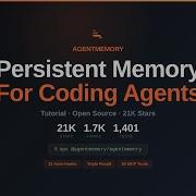 AgentMemory Persistent Memory For AI Coding Agents Tutorial