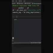 Python Code To Remove Duplicates From CSV File Python Viral Shprts Pythontricks