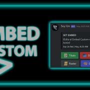 Embed CUSTOMIZABLE Avanzado BDFD Codes Jhonaz