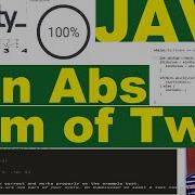 Codility MinAbsSumOfTwo Java Solution