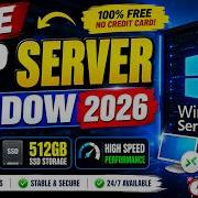 FREE Windows RDP 2026 No Credit Card Required 8 GB RAM 1TB Storage
