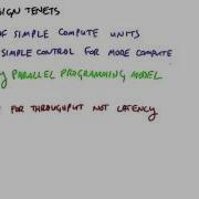 Core GPU Design Tenets Intro To Parallel Programming