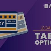 Legacy Using Multiple Table Options Sets