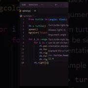 Draw Spiraling Parallelogram Using Turtle In Python Python Shorts