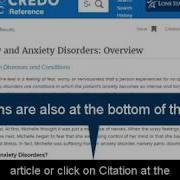 MLA Citations In The Credo Reference Database