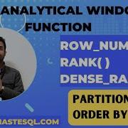 RANK DENSE RANK ROW NUMBER SQL Analytical Functions Simplified