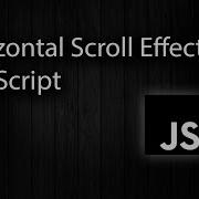 Horizontal Text Scroll Effect With JavaScript