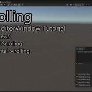 Scrolling Unity EditorWindow Tutorial ScrollView TextArea