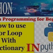 Programming Python How To Use For Loop With Dictionary