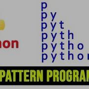 Python Pattern Programs Printing Strings In Right Triangle Shape