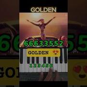 Golden KPOP Demon Hunters Easy Piano Tutorial Shorts Viral Kpop Golden Trending