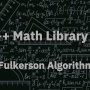 C C Math Library 15 Ford Fulkerson Algorithm