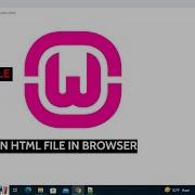 How To Run HTML File In Localhost Using WAMP How To Open Html File In Browser
